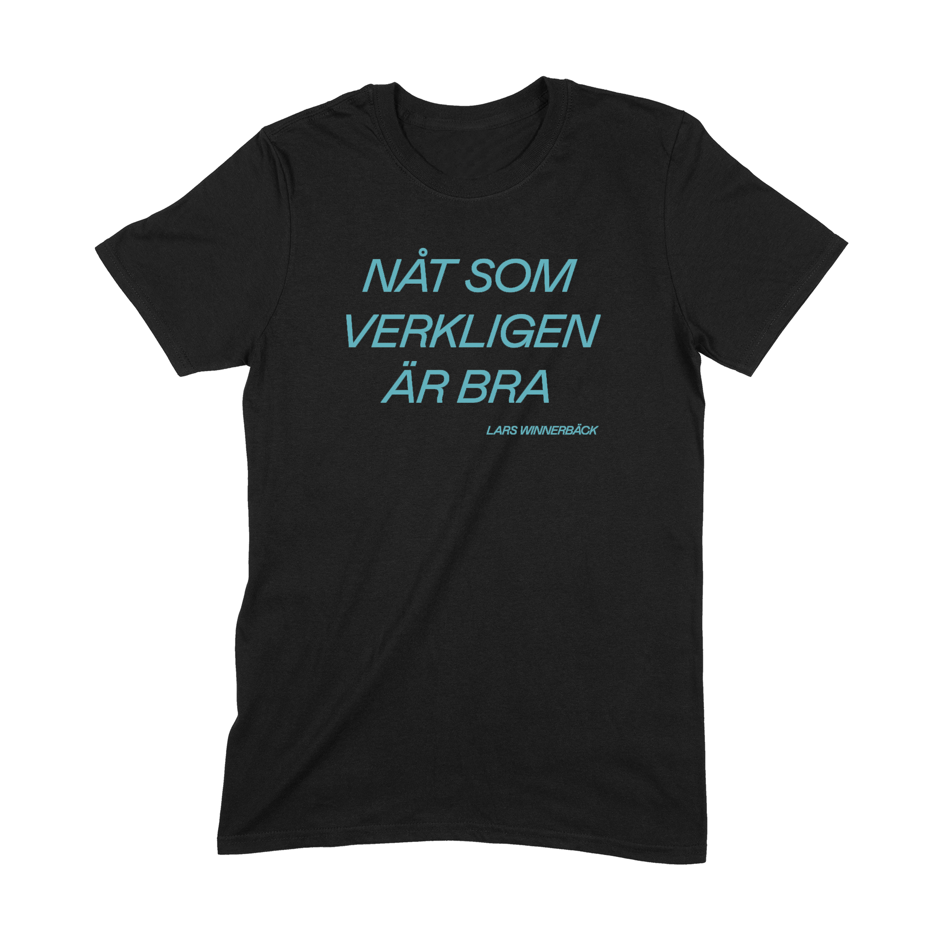 LARS WINNERBÄCK - T-SHIRT BARN, NÅT SOM VERKLIGEN ÄR BRA (BLÅ TEXT)