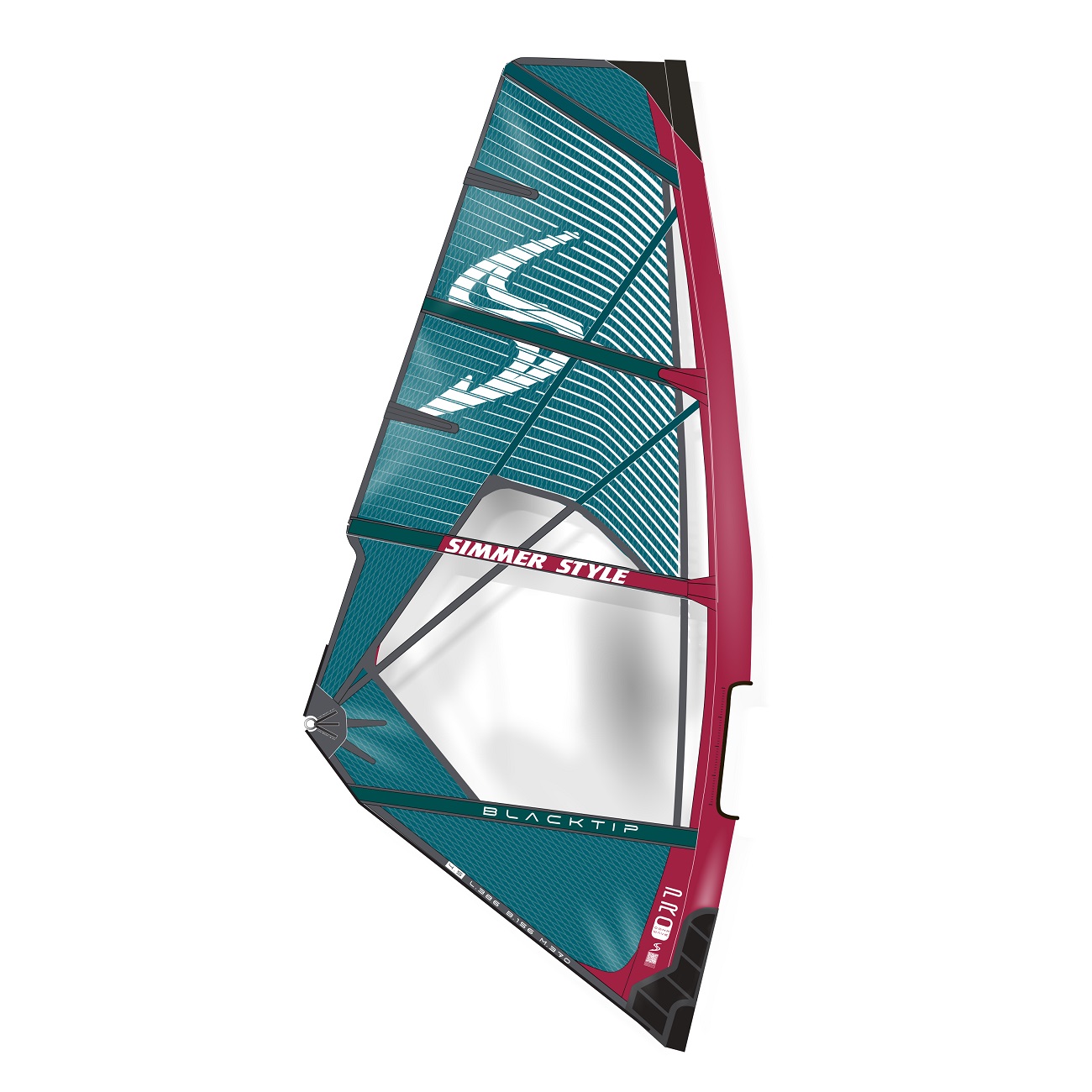 Simmer vindsurfingsegel Black Tip 2025 - 2
