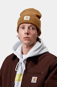 Carhartt WIP Acrylic Watch Hat Hamilton Brown