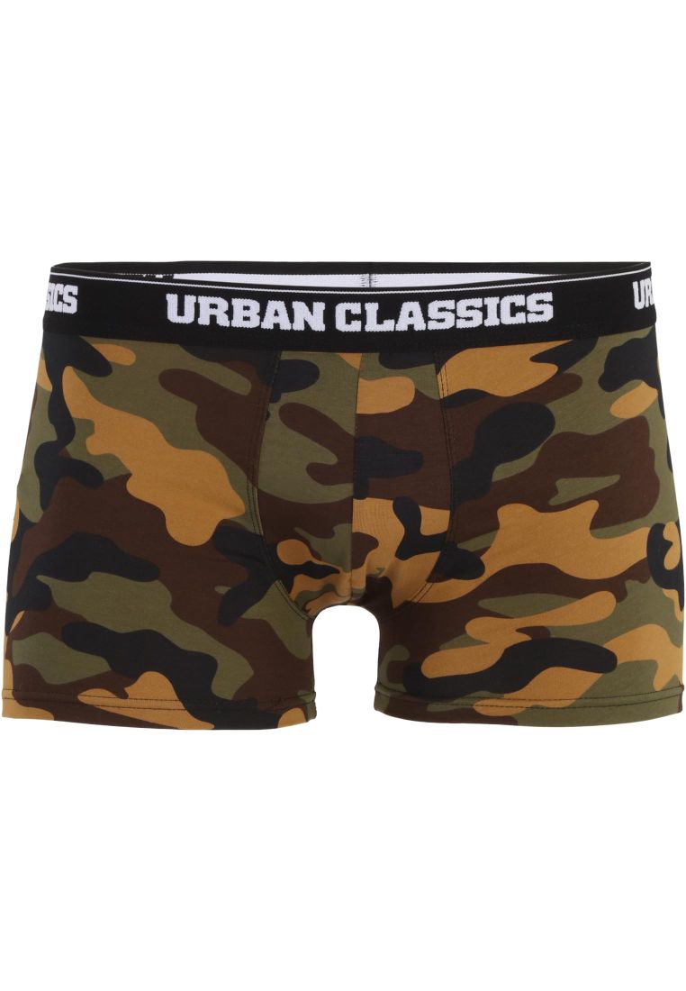 Urban Classics Camo Boxer Shorts 2-Pack