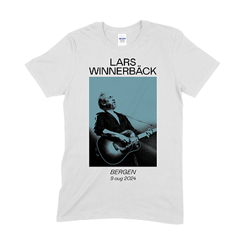 LARS WINNERBÄCK - T-SHIRT, BERGEN 9 AUG 2024