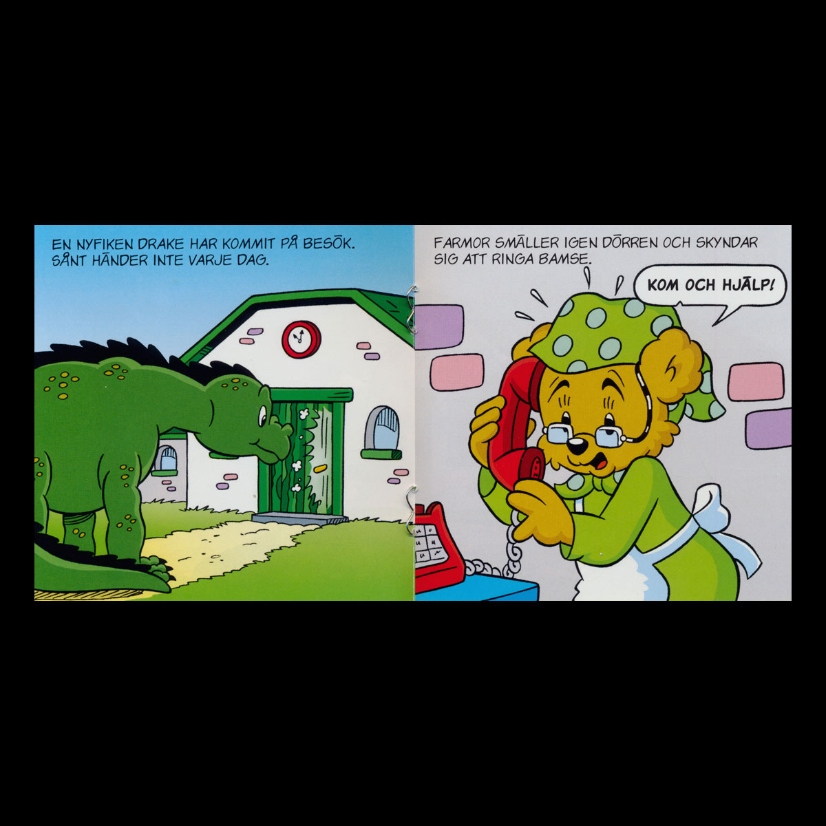 FARMOR OCH DRAKEN SOM NÖS - BAMSE MINIBÖCKER - MB267 - 6 - 3