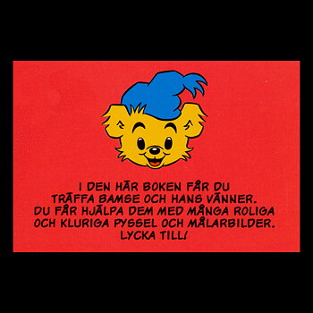PYSSLA OCH MÅLA MED BAMSE - BAMSE MINIBÖCKER - MB267 - 3