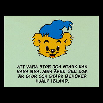 BAMSE HÄNGER LÖST - BAMSE MINIBÖCKER - MB268 - 18