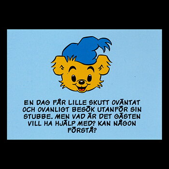 EN OVANLIG GÄST - BAMSE MINIBÖCKER - MB268 - 1