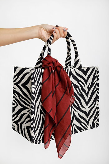 Black Colour - Dex Bag Zebra