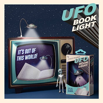 UFO  Book Light : Take me to your Reader!