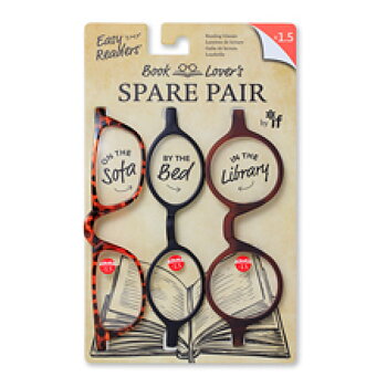 Easy Readers : Book Lover's Spare Pair +1.5 - Ha alltid ett par snygga läsbrillor till hands!