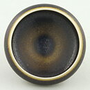 Berndt Friberg (1960s) Unique Brown/Yellow Bowl 4,5 cm