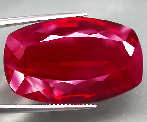 Piedra preciosa de cuarzo rojo natural gigante de 59,57 ct - 2