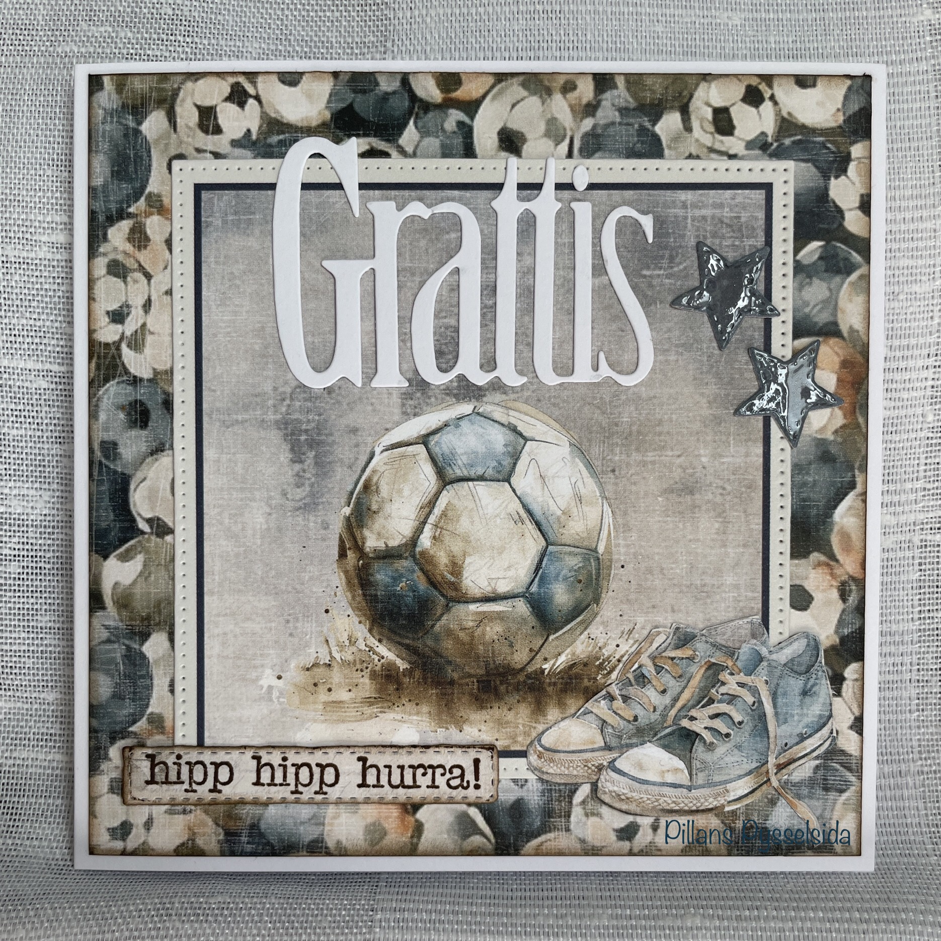 Grattiskort med Guys Collection   ( går ej att köpa, endast för inspiration)