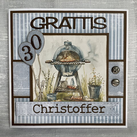 Grattiskort med Guys Collection   ( går ej att köpa, endast för inspiration)