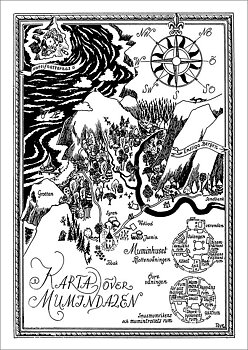 KARTA ÖVER MUMINDALEN - Muminhuset - MOOMIN - 350