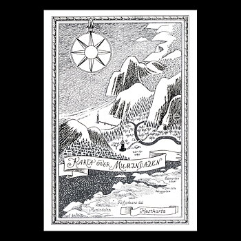 KARTA ÖVER MUMINDALEN - Kustkarta - MOOMIN - 350