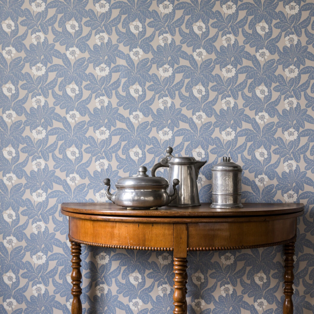 Tapet Primula Faded Denim / von Brömssen - 4
