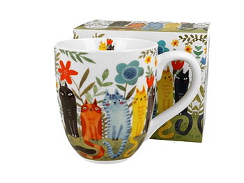 Jumbomugg XXL 1 liter - Cat Garden Felines