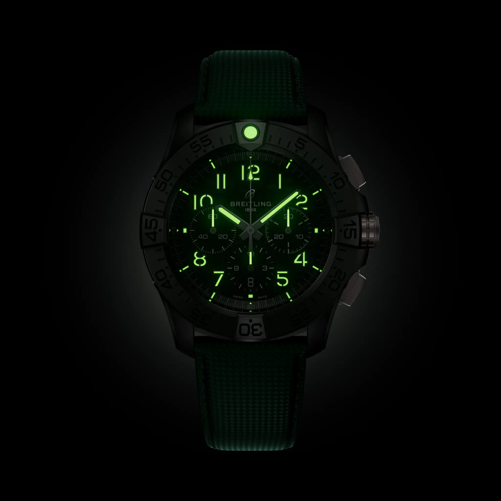Breitling SB0148101B1X1 Avenger B01 Chronograph 46 Night Mission svart mörk
