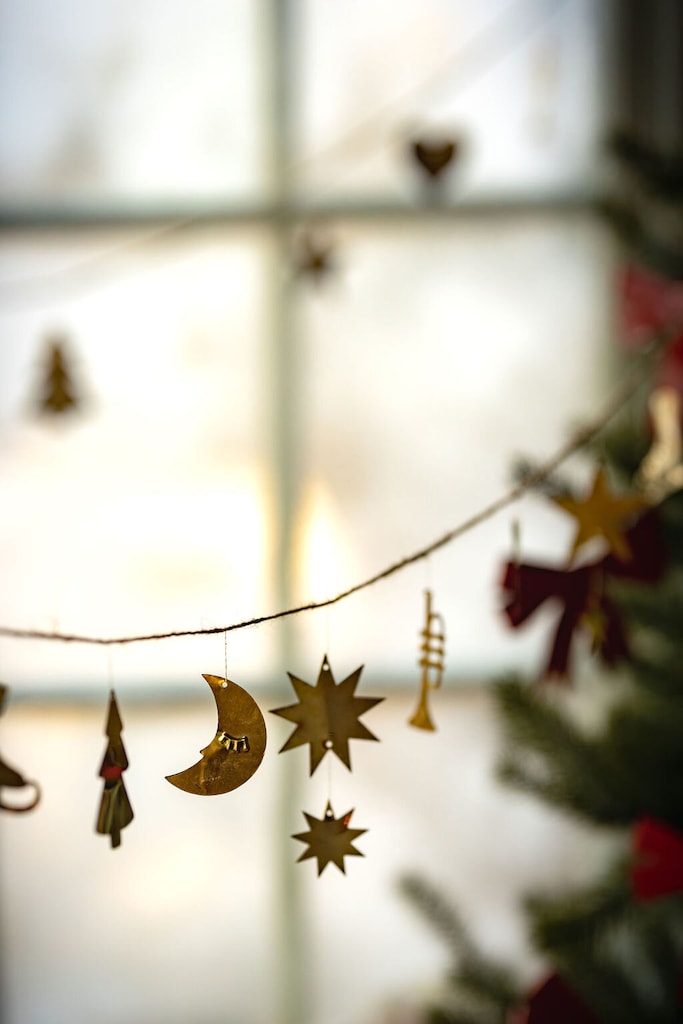 Garland - Ornaments - Genuine Brass - 270 cm - 2