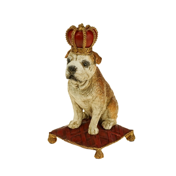 Kunglig Hund beige/röd