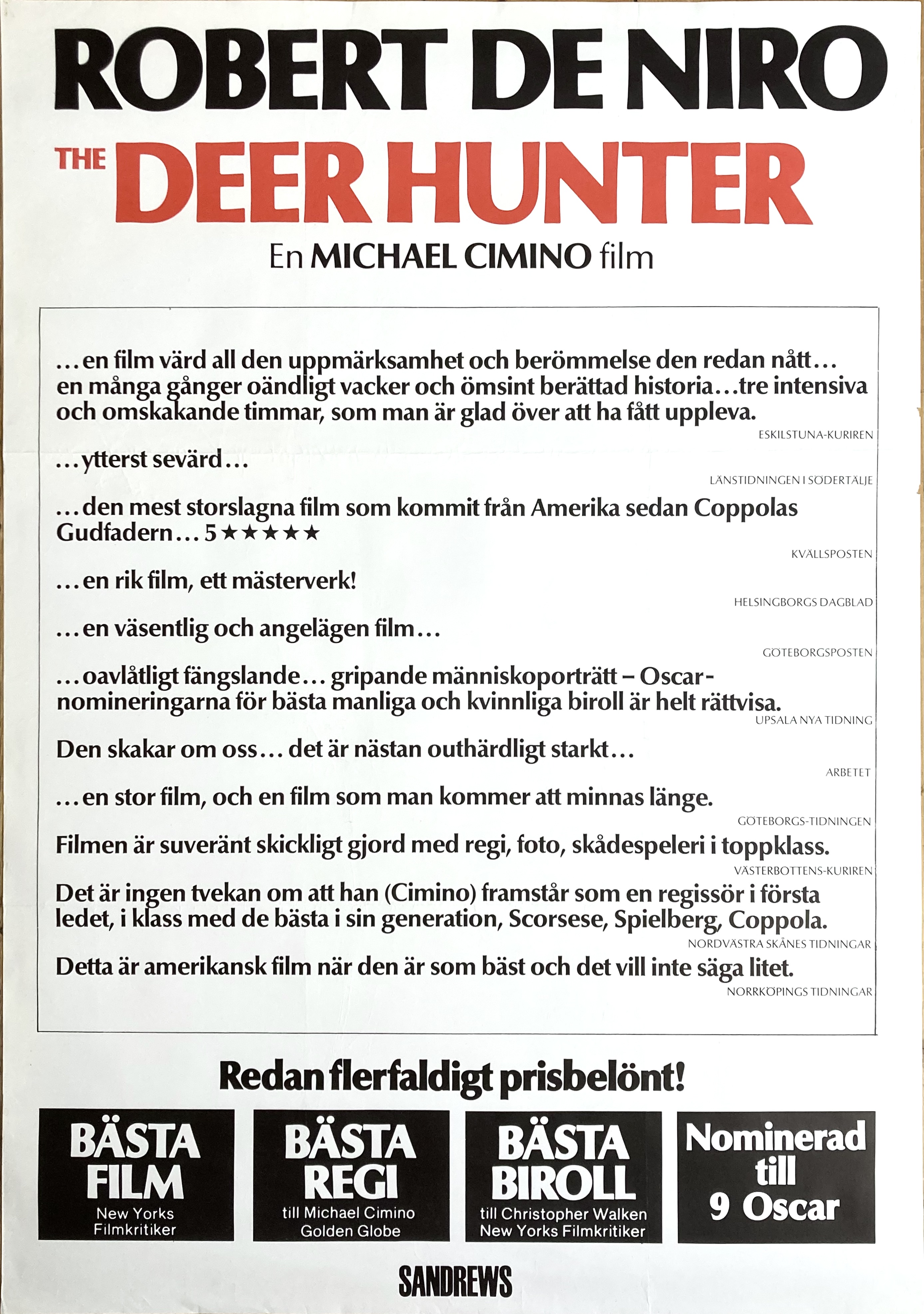 THE DEER HUNTER (1979) "BEST MOVIE"