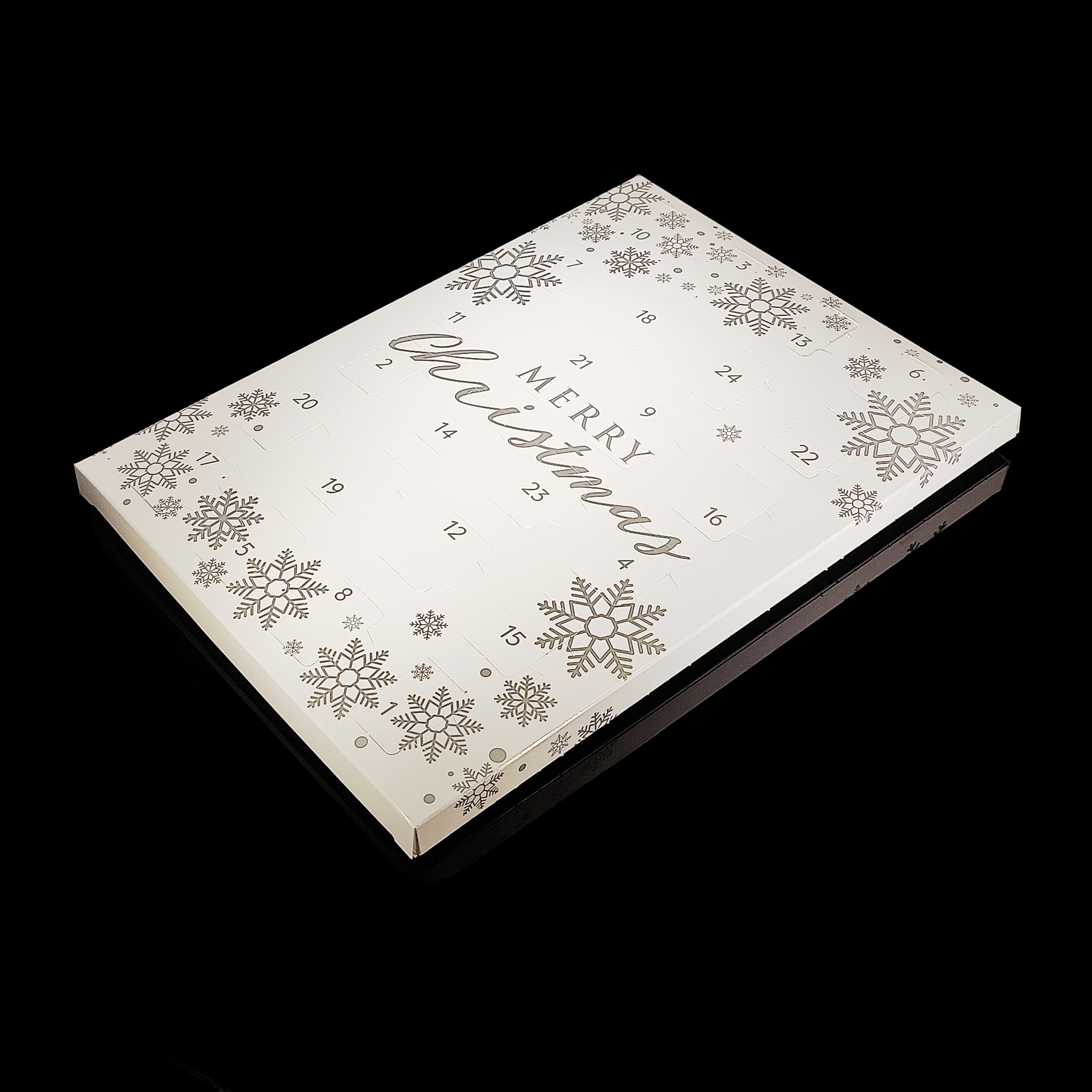Chokoladekalender chokoladestykker, snefnug