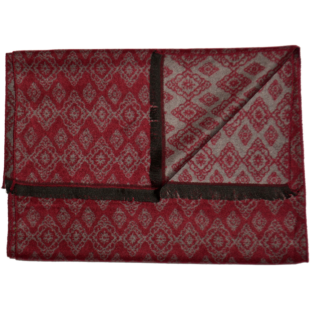 Scarf Napoli Tile Vinröd - 2