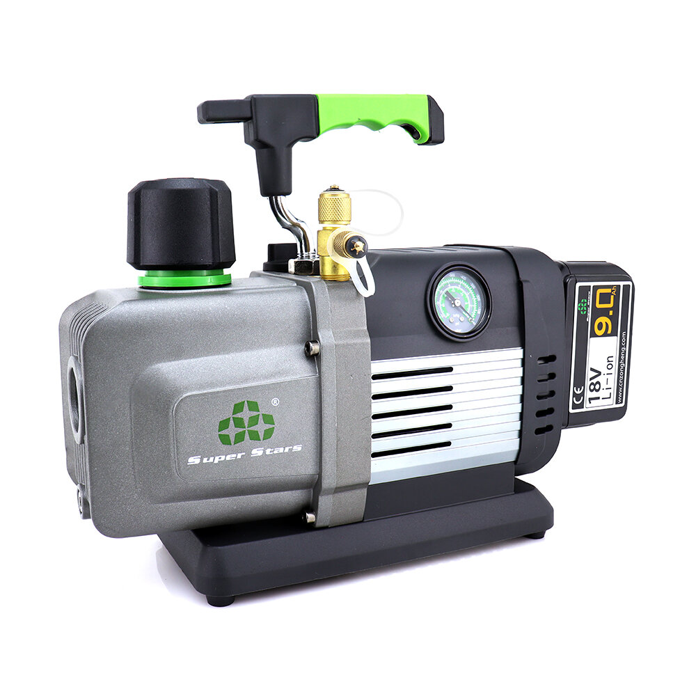 Vakuumpump batteridriven Tvåstegs 4,5 CFM