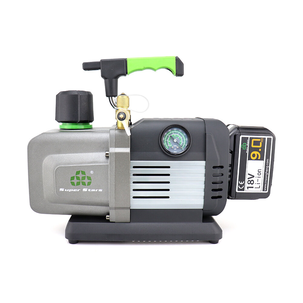 Vakuumpump batteridriven Tvåstegs 4,5 CFM - 2