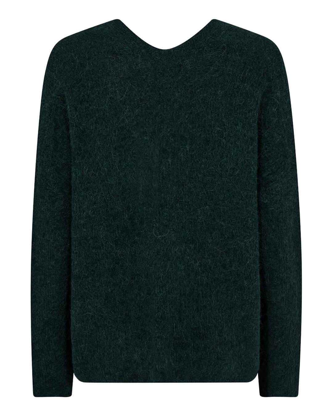 Jumper Thora v-ringad mörk petrol - 2