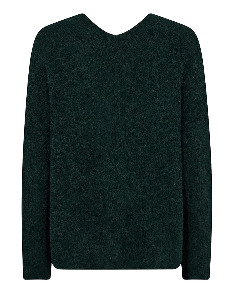 Jumper Thora v-ringad mörk petrol