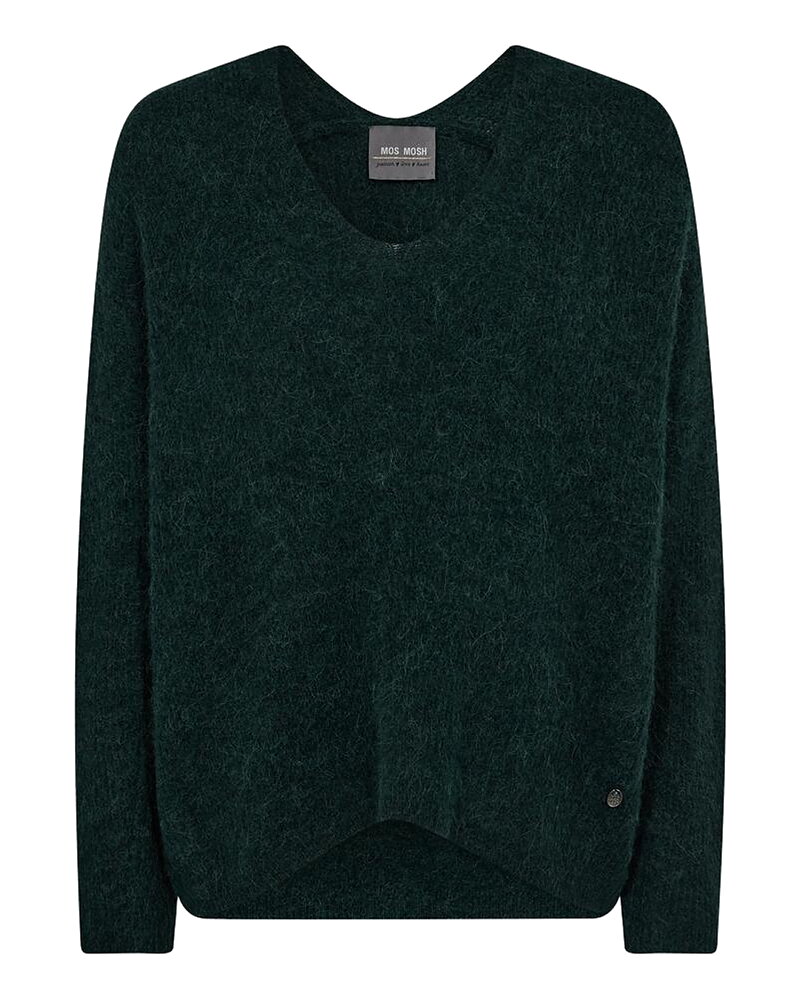 Jumper Thora v-ringad mörk petrol