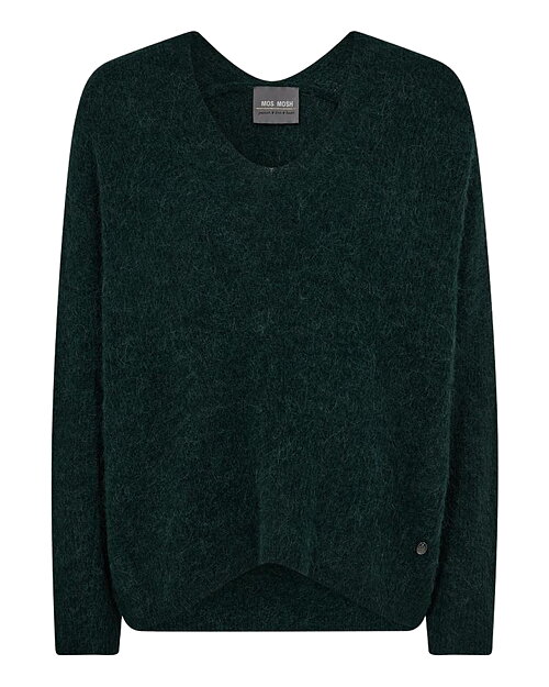 Jumper Thora v-ringad mörk petrol