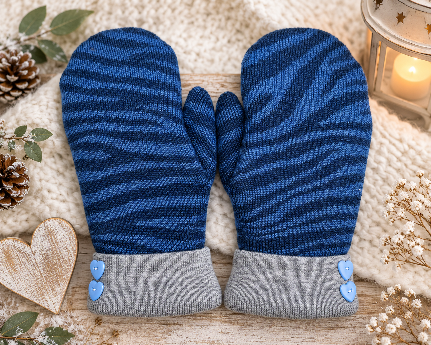 Handgjorda fodrade ullvantar – dam reuse - 4