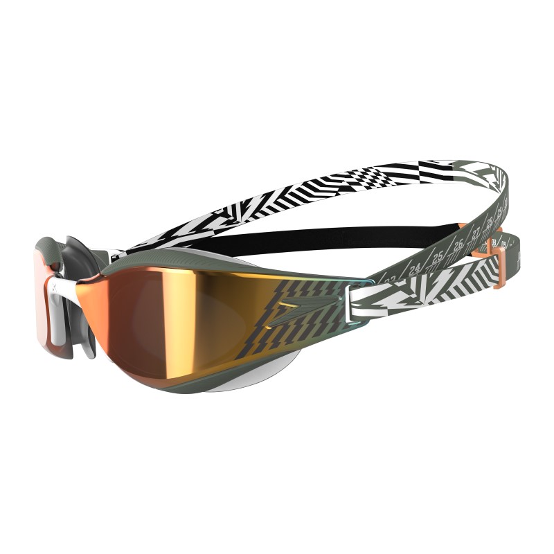 Speedo Fastskin Hyper Elite Mirror Goggles black/green - 2
