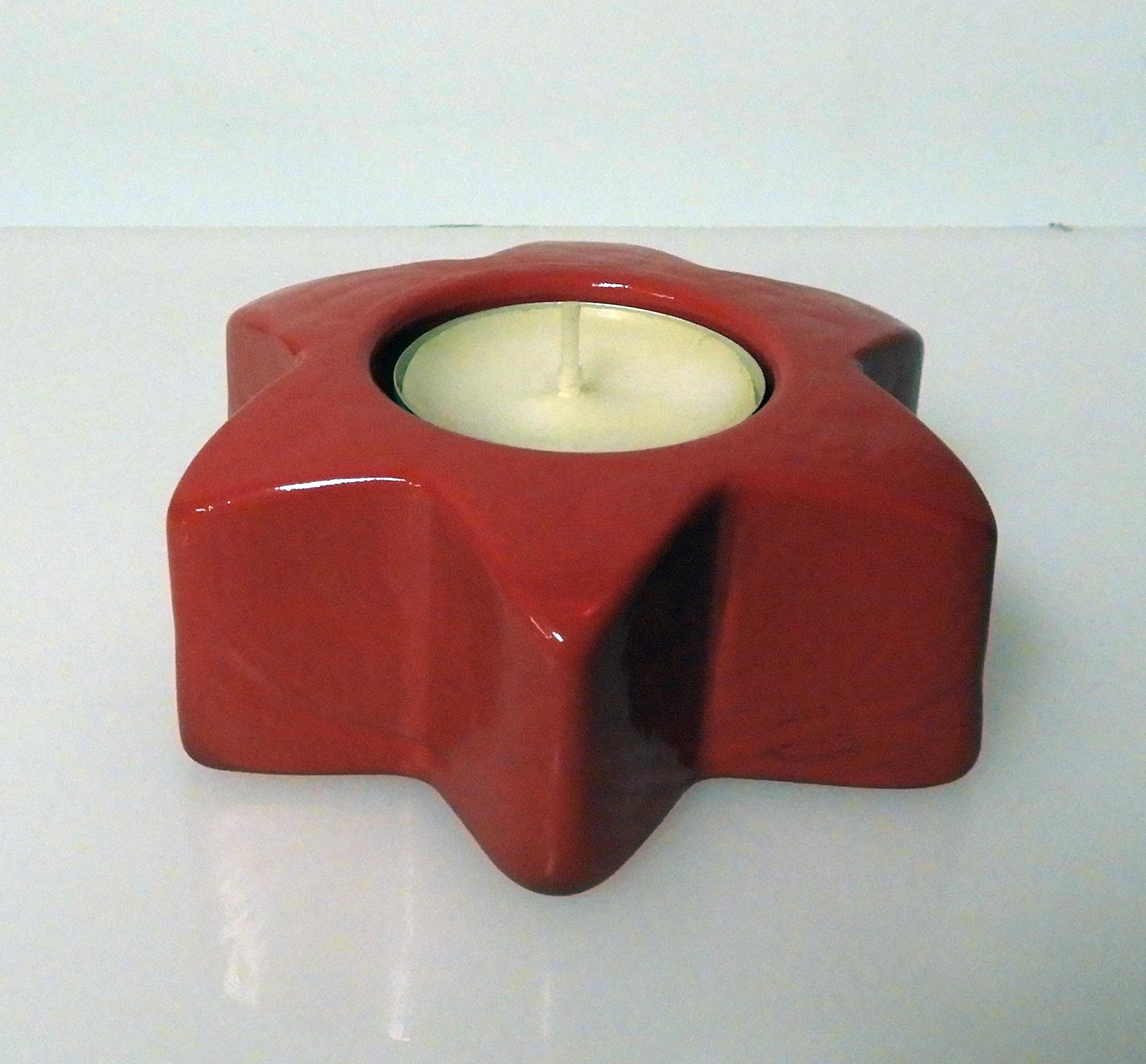 Stella Stjärnljusstake 95 mm Domestic Red