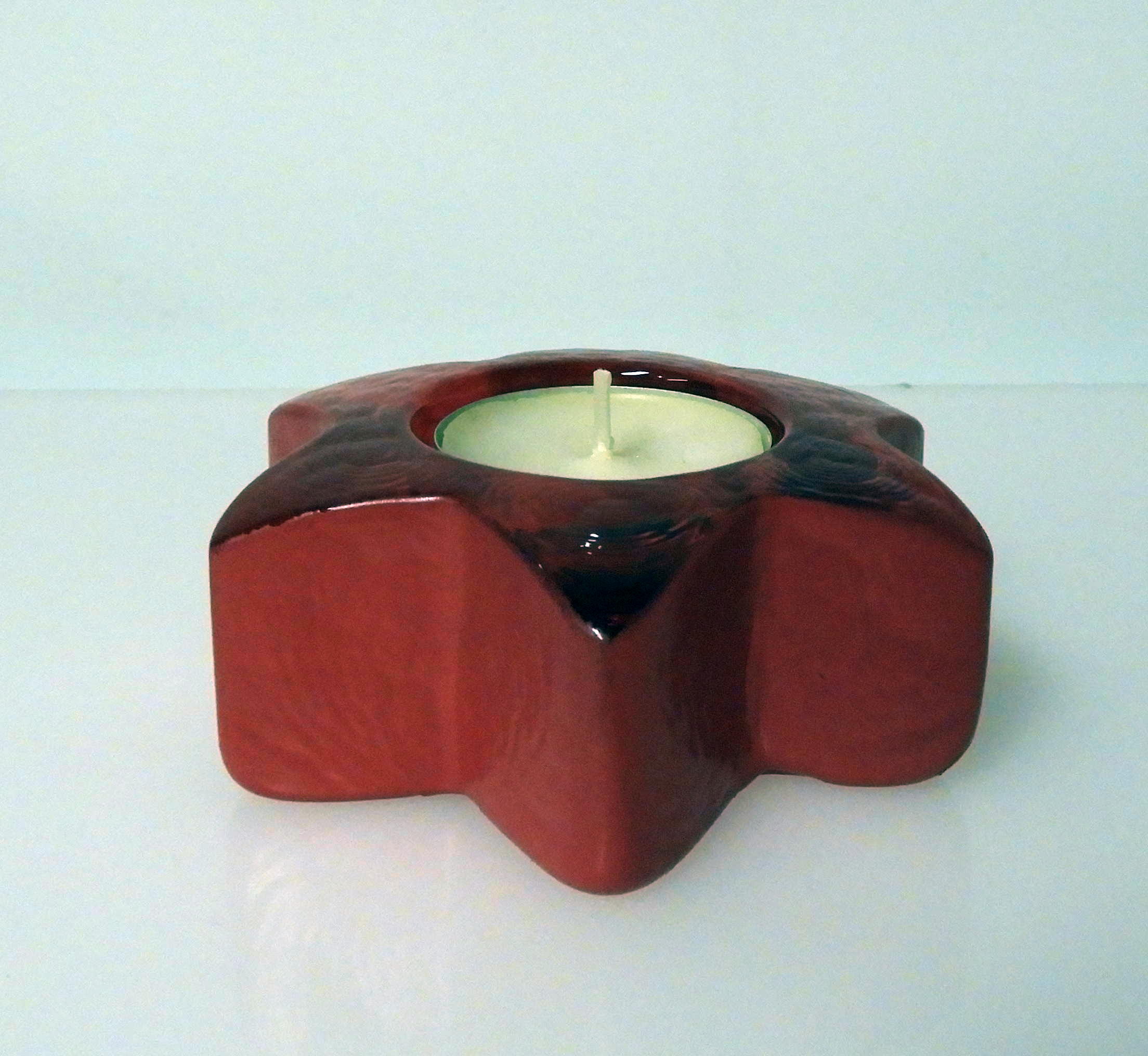 Stella Stjärnljusstake klarglas 95 mm Domestic light red - 3
