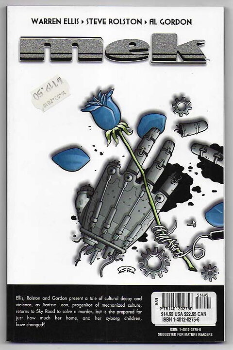Reload/Mek TP NM- Warren Ellis Paul Gulacy