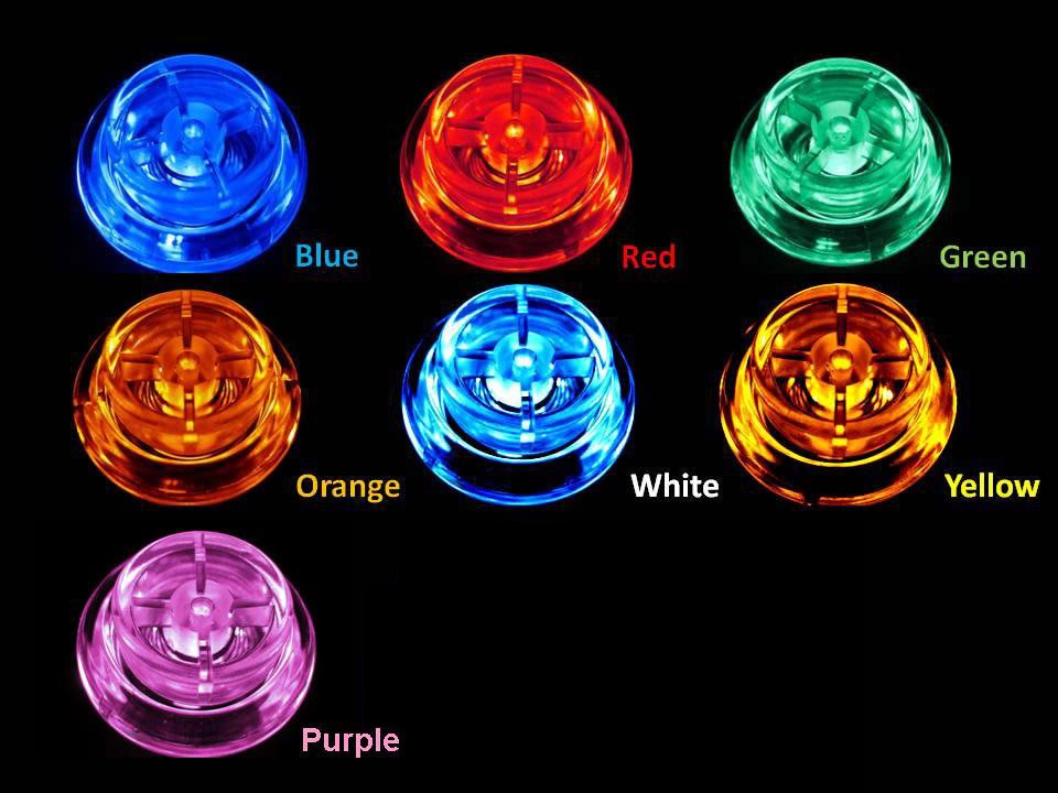 BriteButtons Illuminated Flipper Button Set For Stern SPIKE & SPIKE 2 System Machines