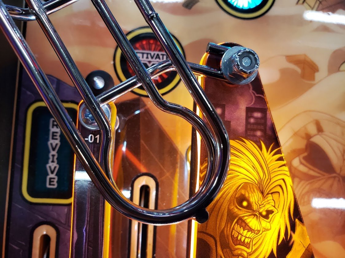 Fluorescent Orange Slingshot & Return Lane Protector Set For Iron Maiden - 3