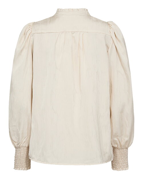 Blus Petra med struktur ljusbeige - 2