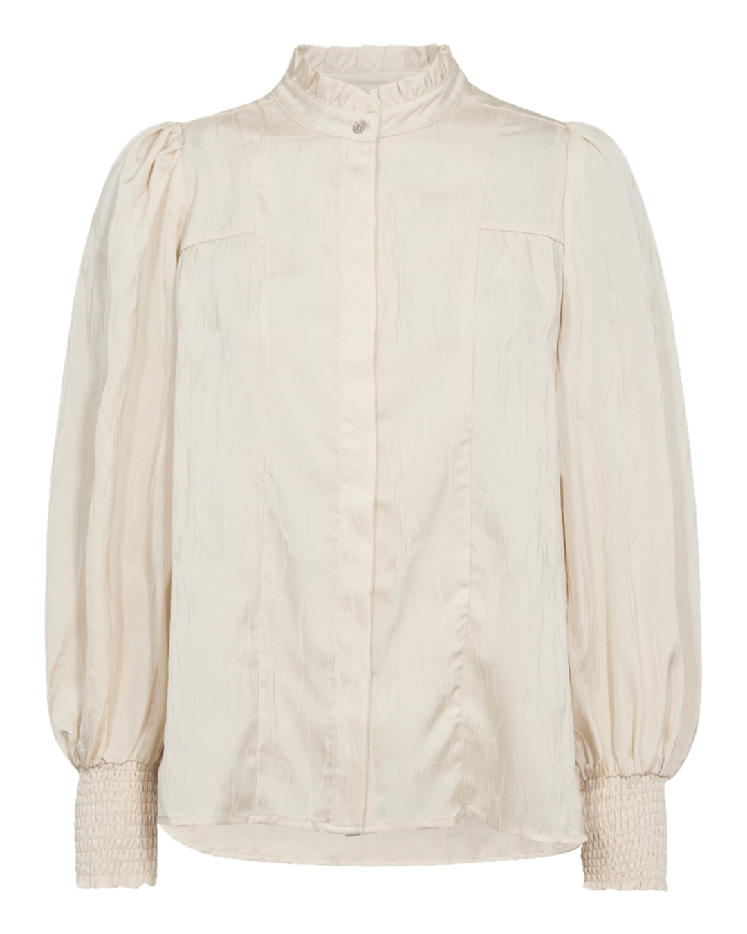 Blus Petra med struktur ljusbeige
