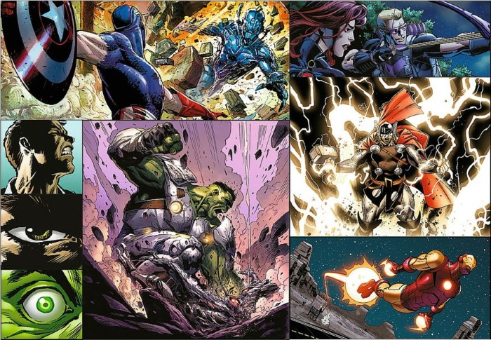 Avengers Marvel Pussel 4x250 Heroic Days - 5
