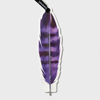 Eclectionery Bookmark Pens : Feather - Bokmärkespenna/Pennbokmärke