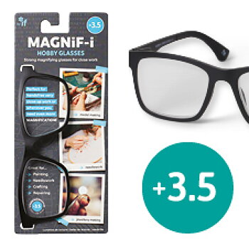 Magnif-i : Hobby Glasses +3.5 - Styrka för dig som broderar, bygger miniatyrmodeller eller reparerar klockor!