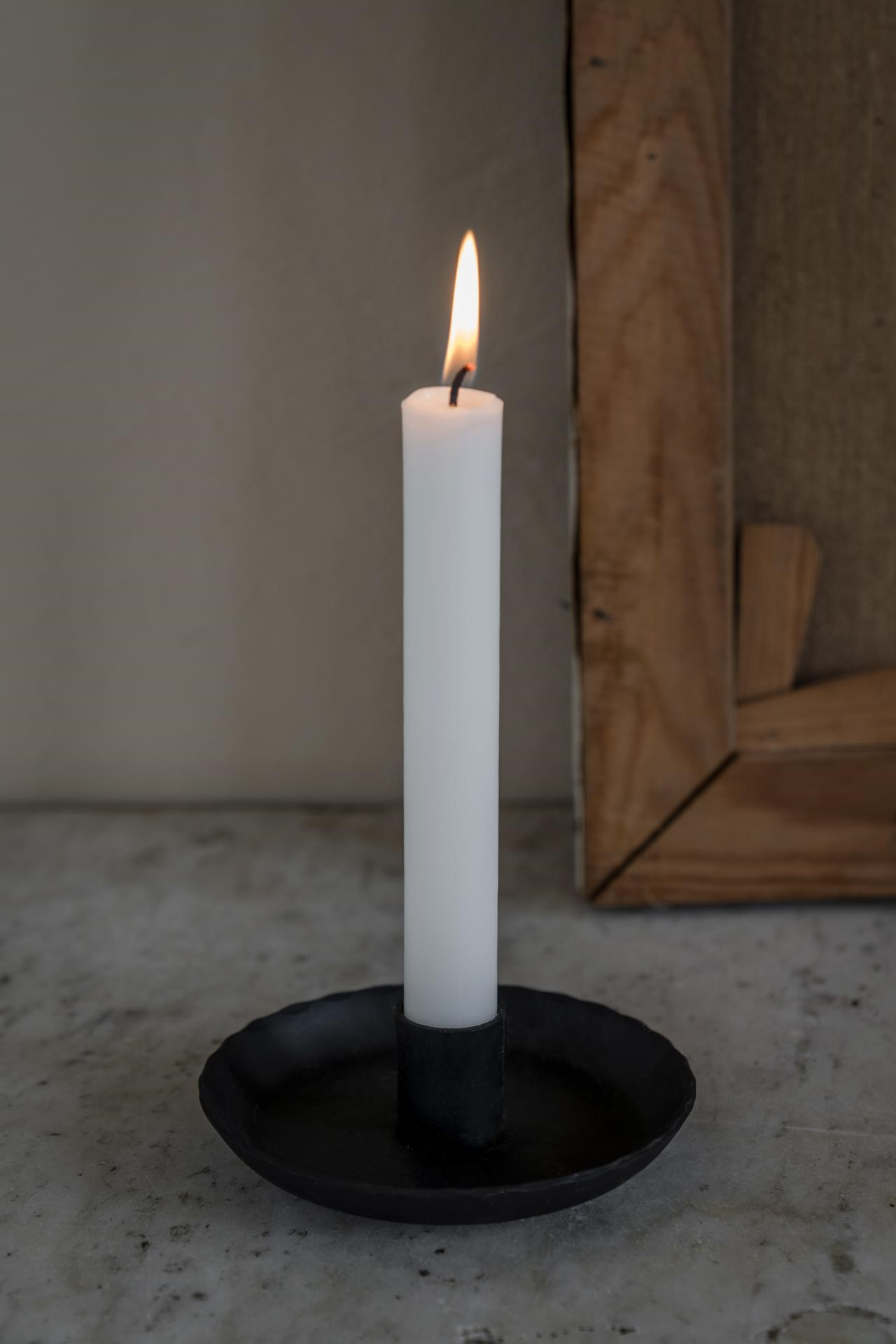Ernst - Candle holder - Candlestick - Black - 12x4 cm - 3