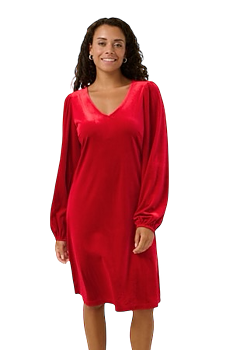 PATIVA KLÄNNING - JESTER RED - CREAM