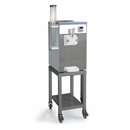Mjukglassmaskin med luftkylning, produktion 9 kg/h
