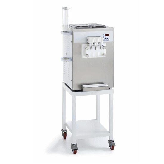 Mjukglassmaskin med luftkylning, produktion 13,5 kg/h