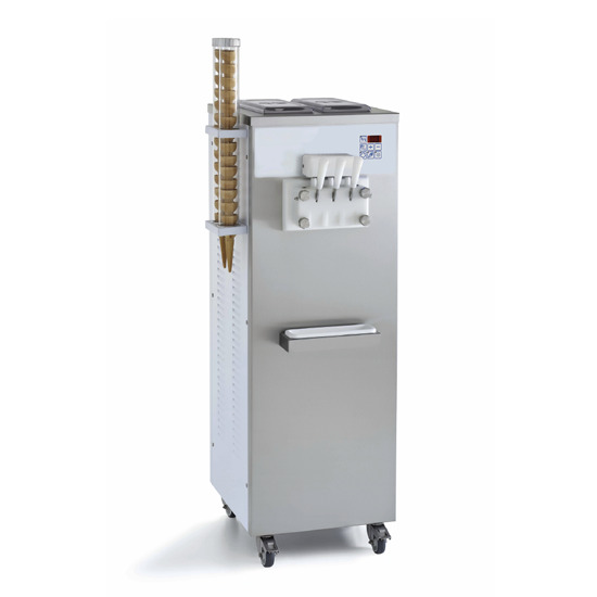 Mjukglassmaskin med luftkylning, produktion 22,5 kg/h