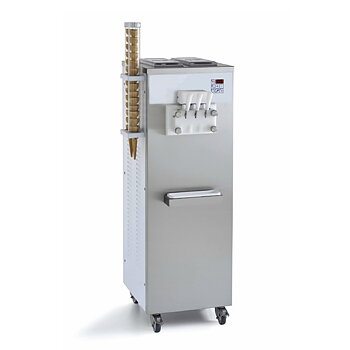 Soft ice machine with air cooling, production 22,5 kg/h